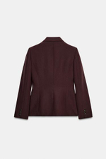Блейзер с плечевыми накладками, облегающий фигуру - ZARA