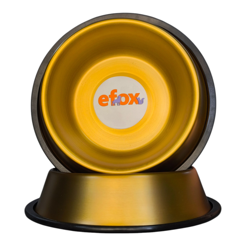 Миска "efox" для питомцев из нержавеющей стали, форма конус