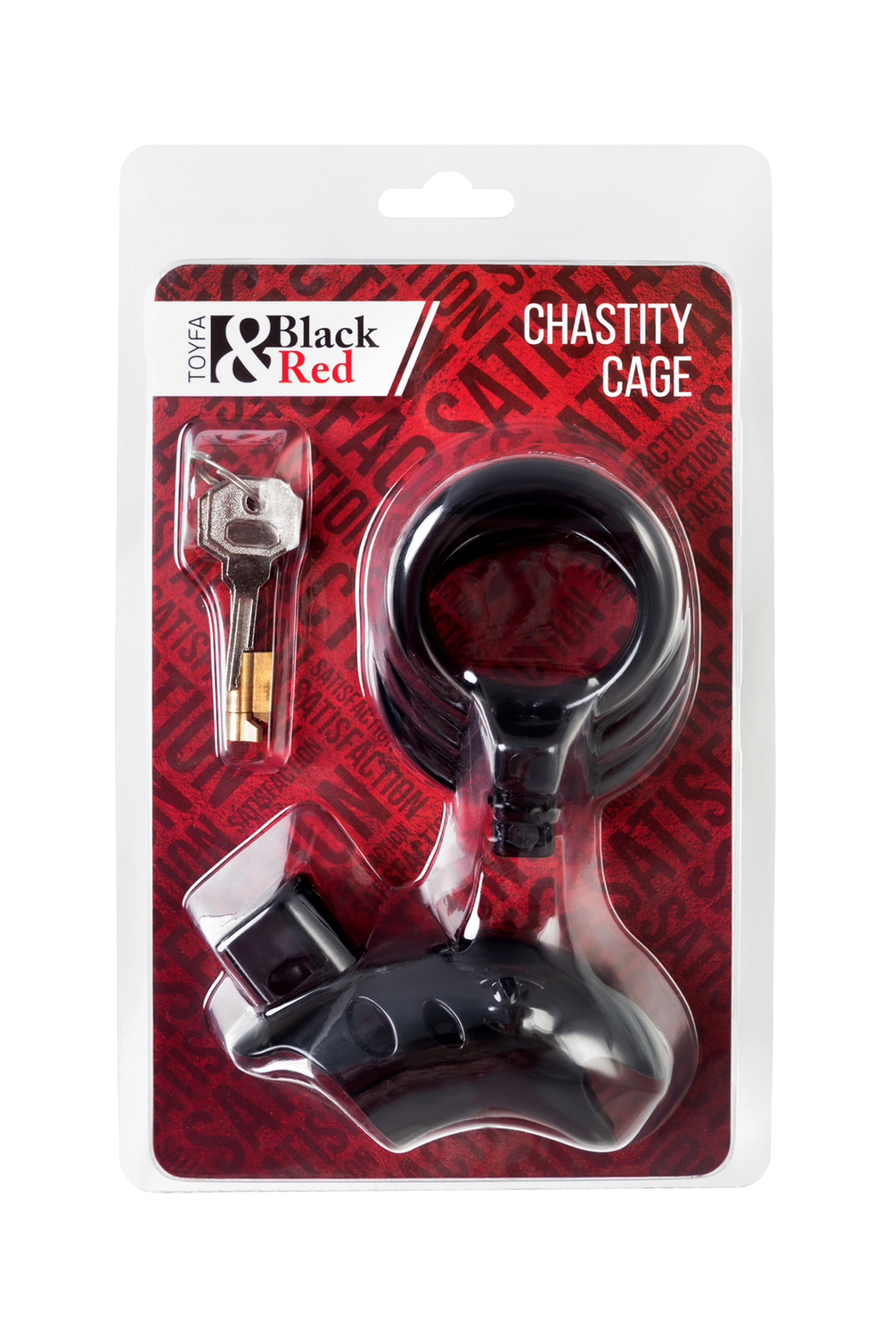 Пояс верности мужской TOYFA Black&Red