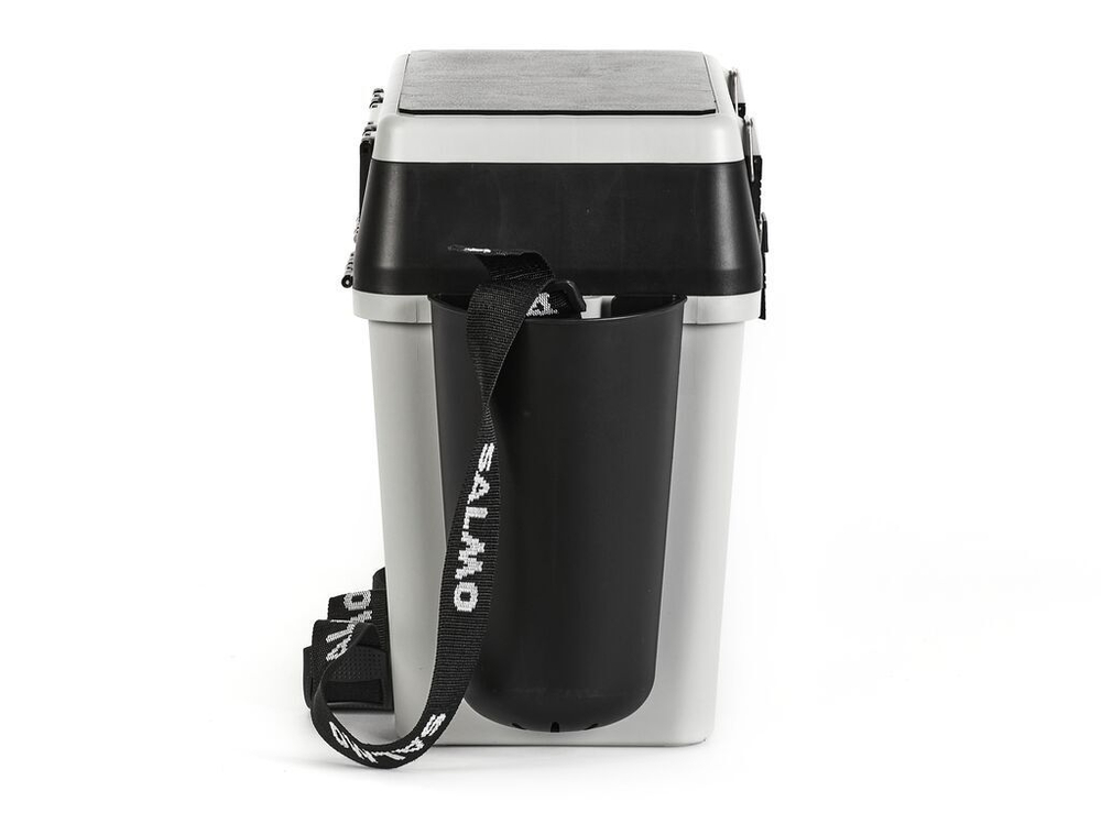 Ящик рыболовный зимний Salmo 2-х ярусный(из 5-ти частей) пластиковый39.5x24.5x38см сер.