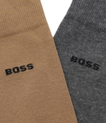 Носки 2 пары 2P RS Uni Colors CC BOSS BLACK - серый(50467709)