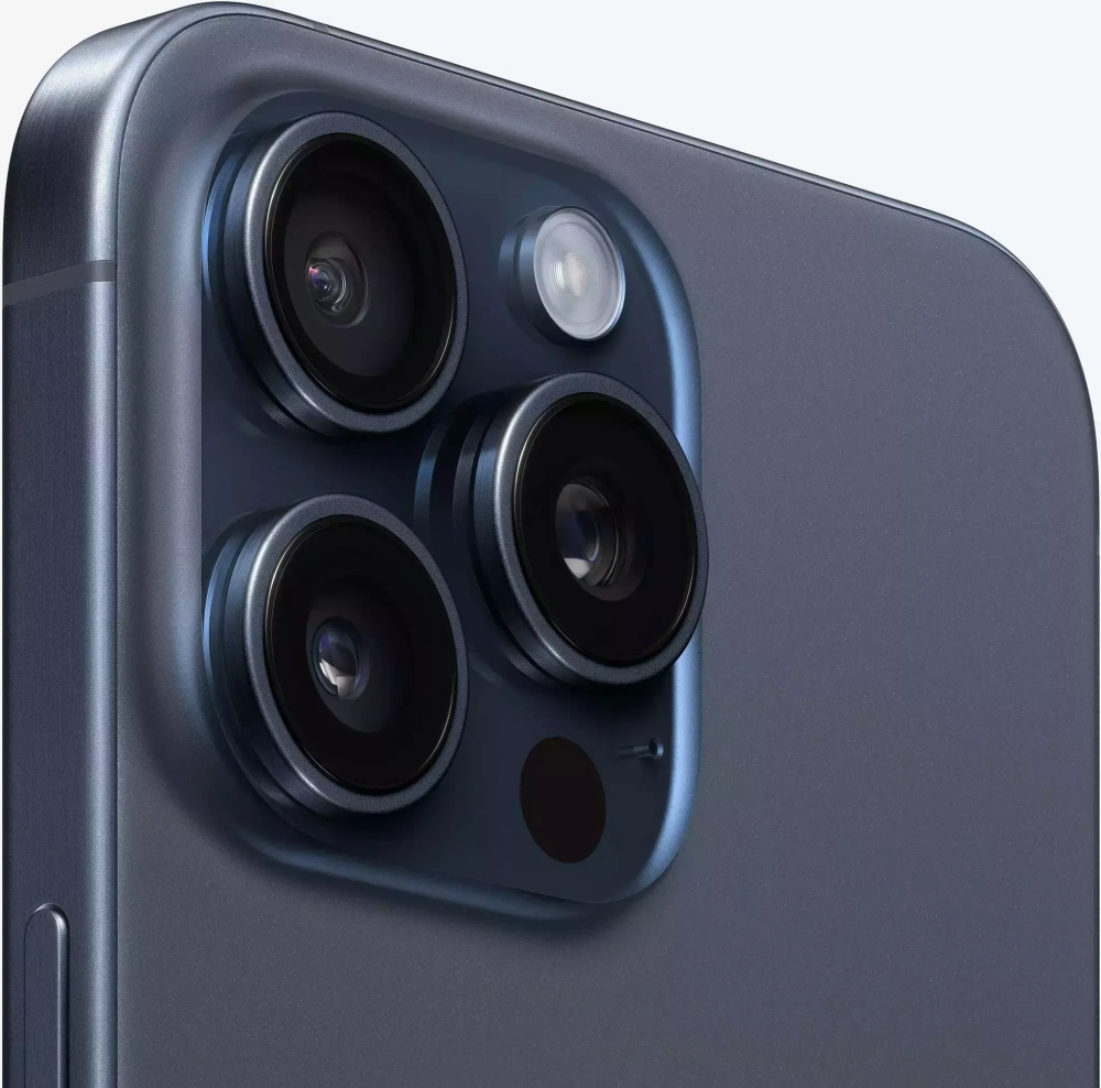 iPhone 15 Pro 256 ГБ, Dual: nano SIM + eSIM, синий титан