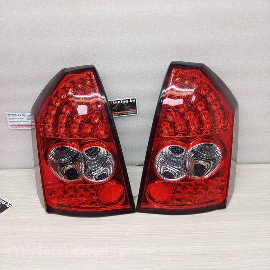 Задние фонари red white led для Chrysler 300C