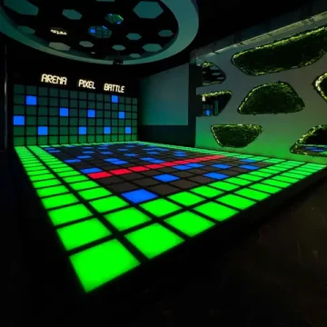 Интерактивный светодиодный пол "Арена Pixel battle" Индивидуальный проект