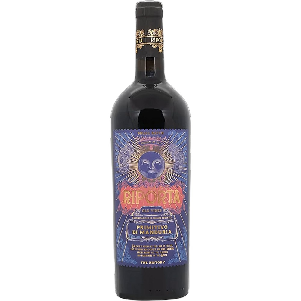Вино Riporta Primitivo di Manduria 0,75 л.
