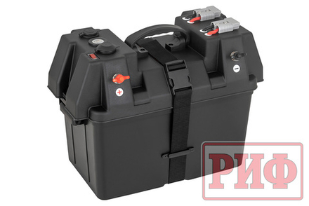 Бокс аккумуляторный 2xUSB, 1x12В, вольтметр с индикацией (424х251х306 мм)
