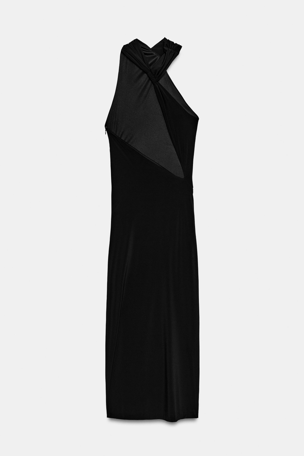 ПЛАТЬЕ ХАЛТЕР СО СБОРКАМИ — ZARA