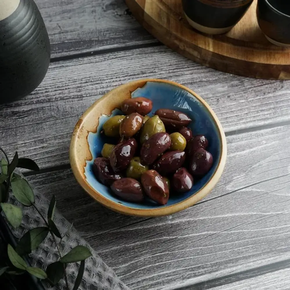 Соусник 130 мл 11,5*11,1 см h3,7 см емкость для подачи овальный Blue Panasia P.L. Proff Cuisine [1]
