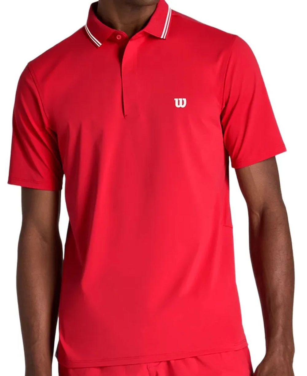 Теннисное поло Wilson Challengers Technical - varsity red