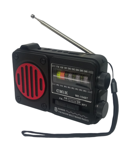 Радиоприемник с MP3 плеером,Bluetooth +фонарь MK-154BT