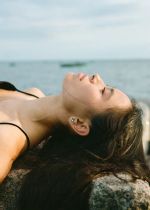 Моносерьга Первый элемент с фианитом