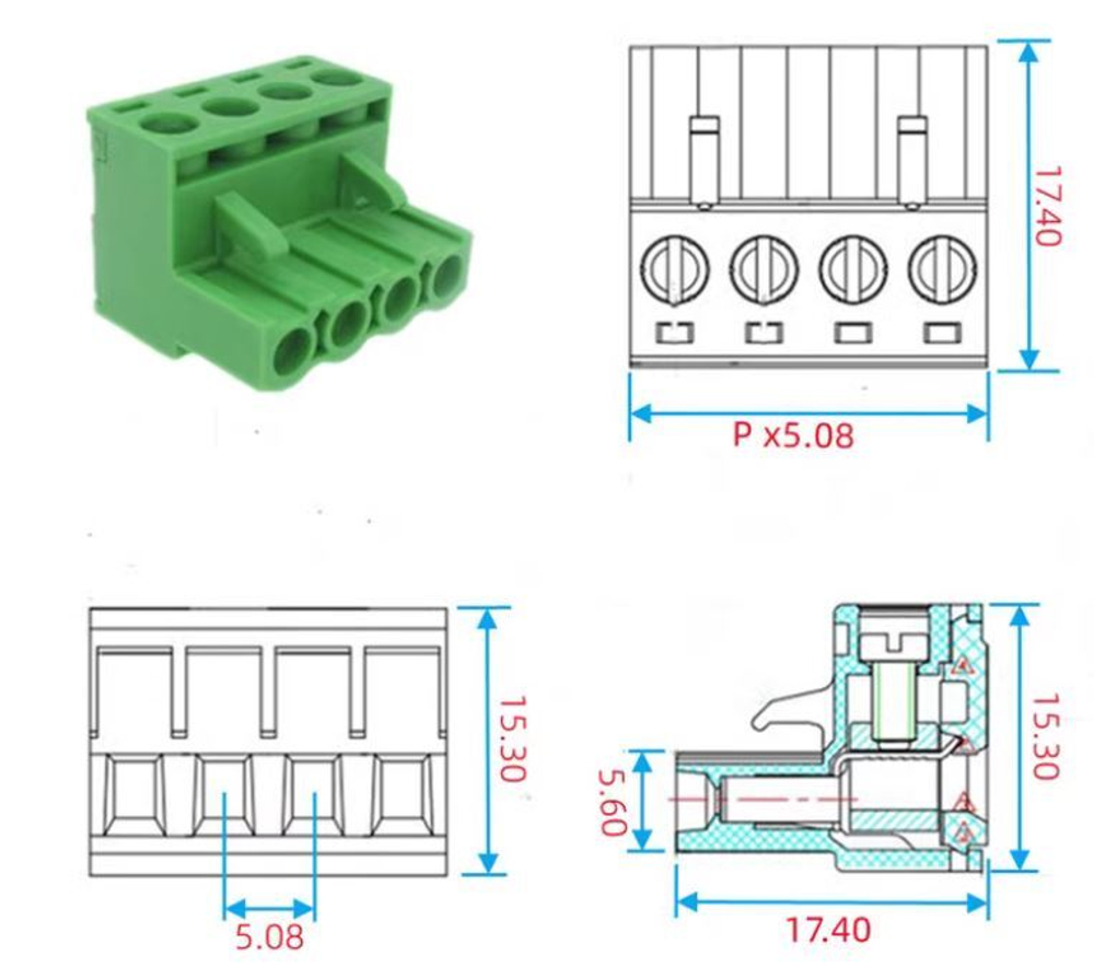 Стыковые разъемы 2EDGRK 5.08mm - 14P