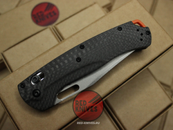 Нож Benchmade Taggedout 15535 А+++ - карбон рукоять, клинок стоунвош