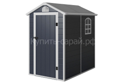 Пластиковый сарай Black Fox Modernist B 4x6