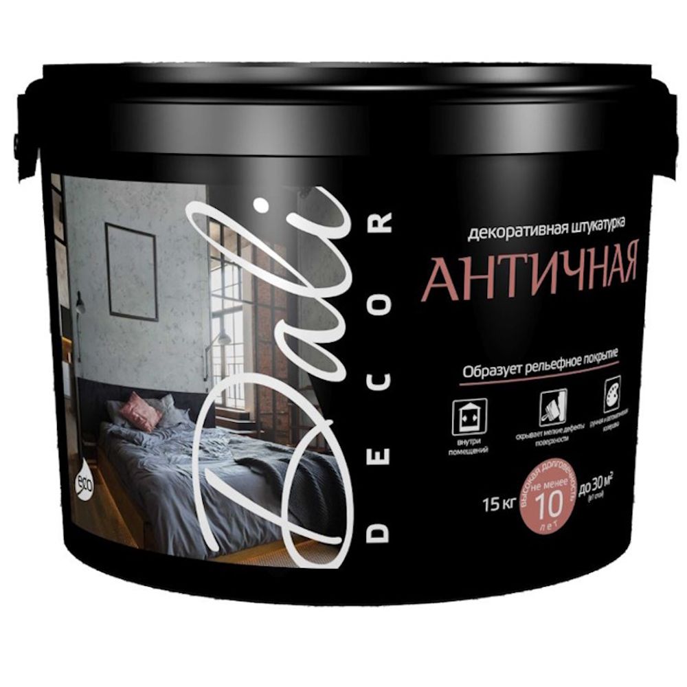 Декор.штукатурка DALI Decor Античная белая 15кг (Рогнеда) Декор.штукатурка DALI Decor Античная белая 15кг (Рогнеда)