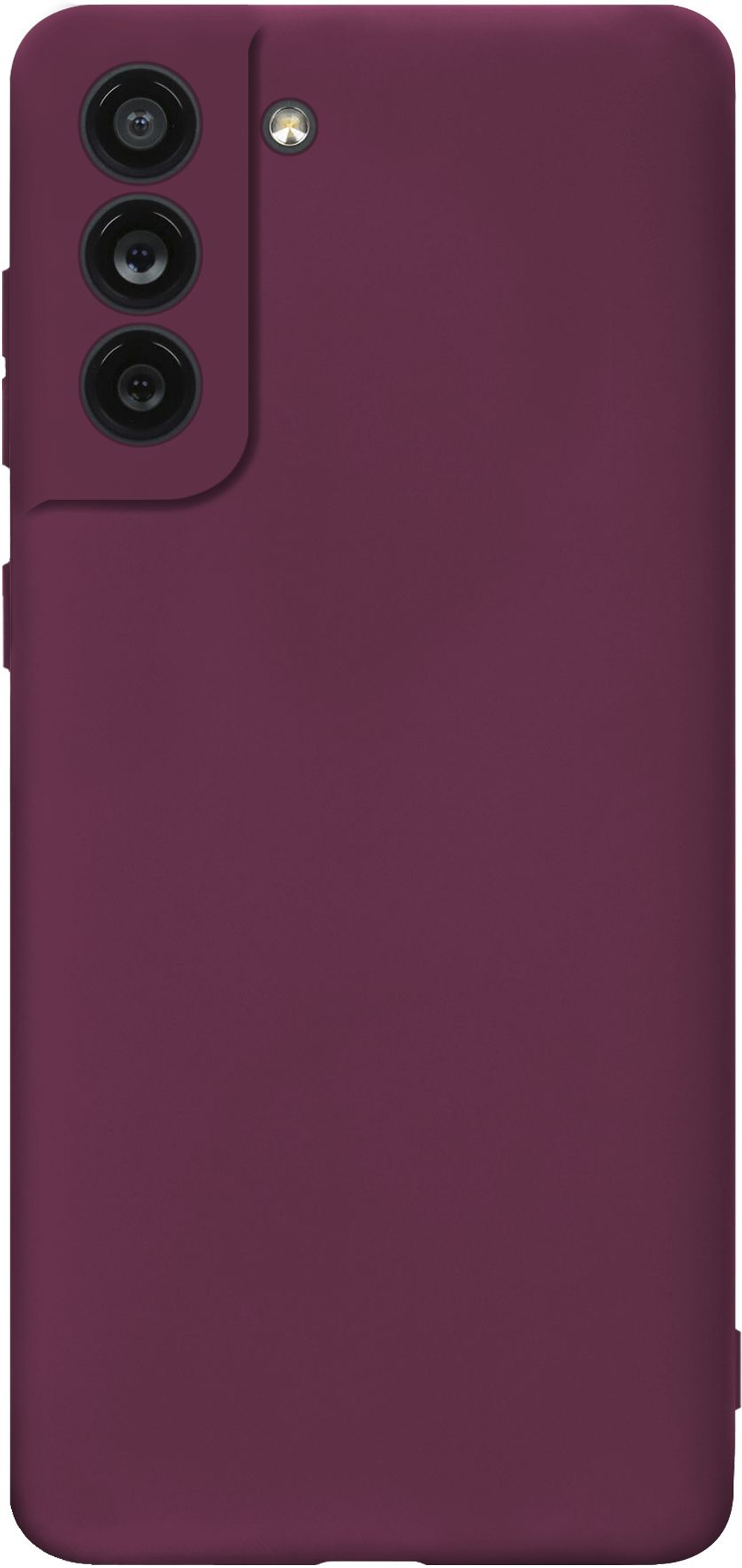 Мягкий Soft Touch чехол из силикона для SAMSUNG GALAXY S21 FE с бархатной подкладкой