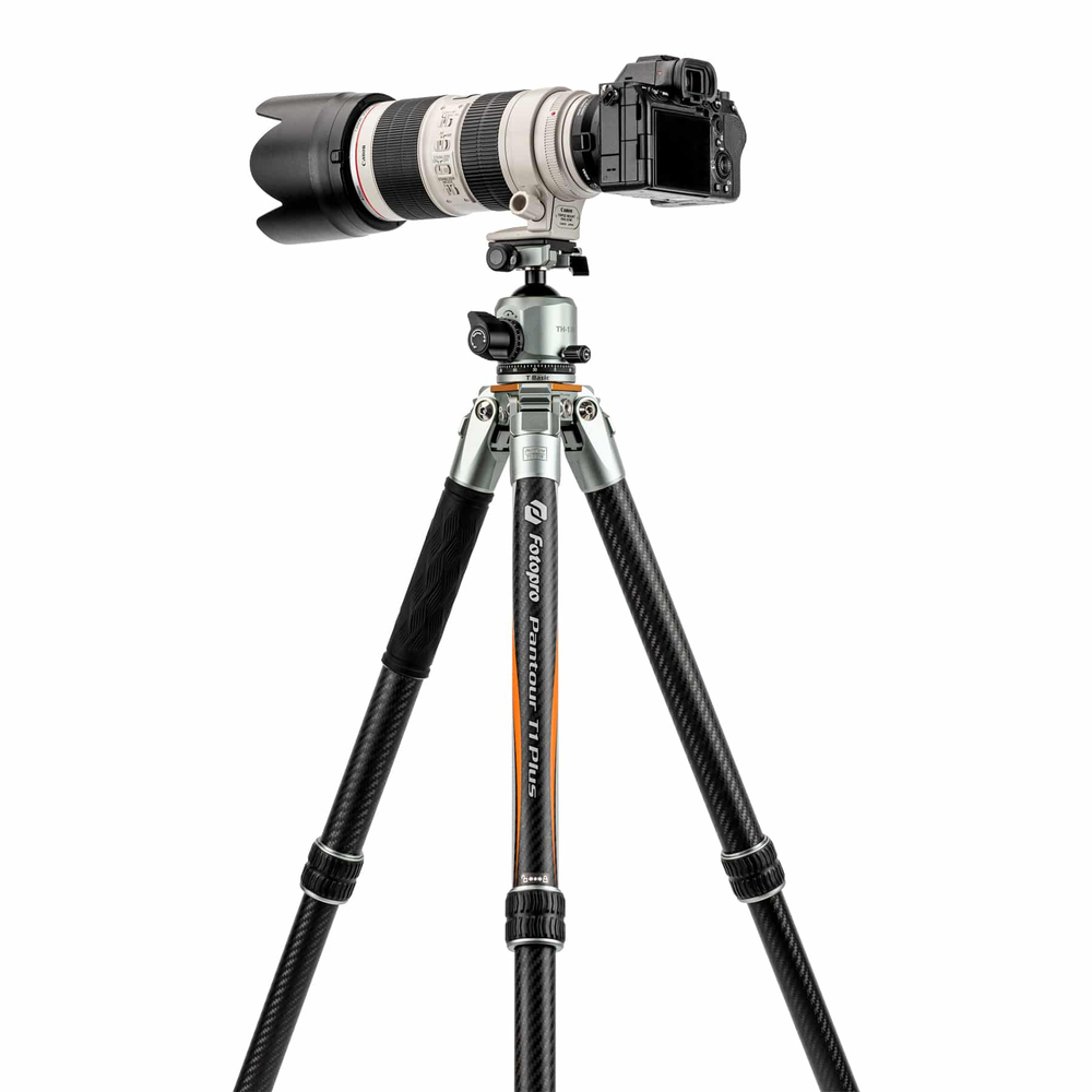 Штатив Fotopro T1 Plus + T-Basic + голова TH-1M, карбоновый, до 20 кг