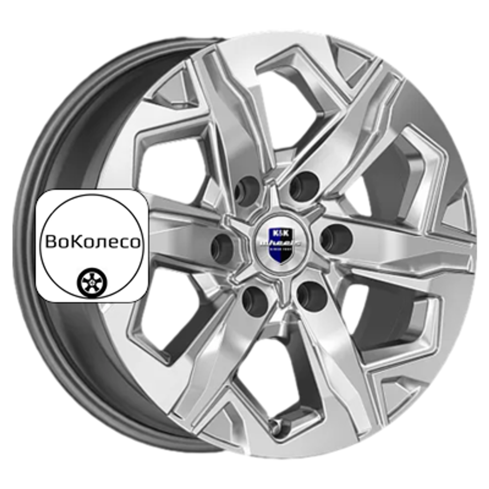7,5x17/6x139,7 ET45 D93,1 Тейт (КС1050) Дарк платинум K&K