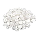 Пуговицы 2 прокола 18L=11 мм, (White (белый)), CX-K-25, 144 шт