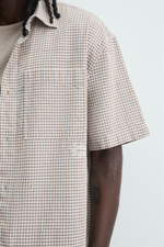 РУБАШКА RELAXED FIT В КЛЕТКУ С ВЫШИВКОЙ — ZARA · 7446/310