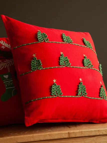Чехол на подушку christmas forest из коллекции new year essential