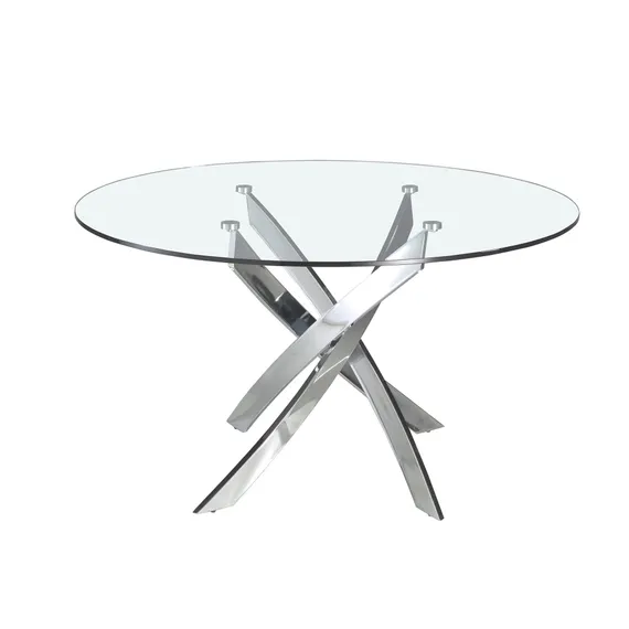 Стол обеденный F2133 /1061 стеклянный Ø110