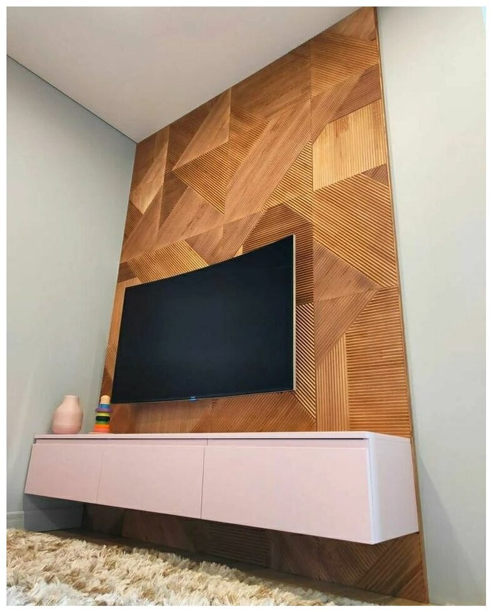 3D панели из дерева Сосны, 60х60 см