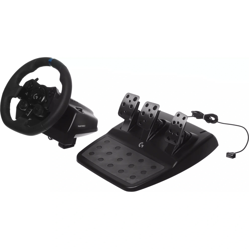 Руль Logitech G923 10кноп. (с педалями) черный (941-000165)