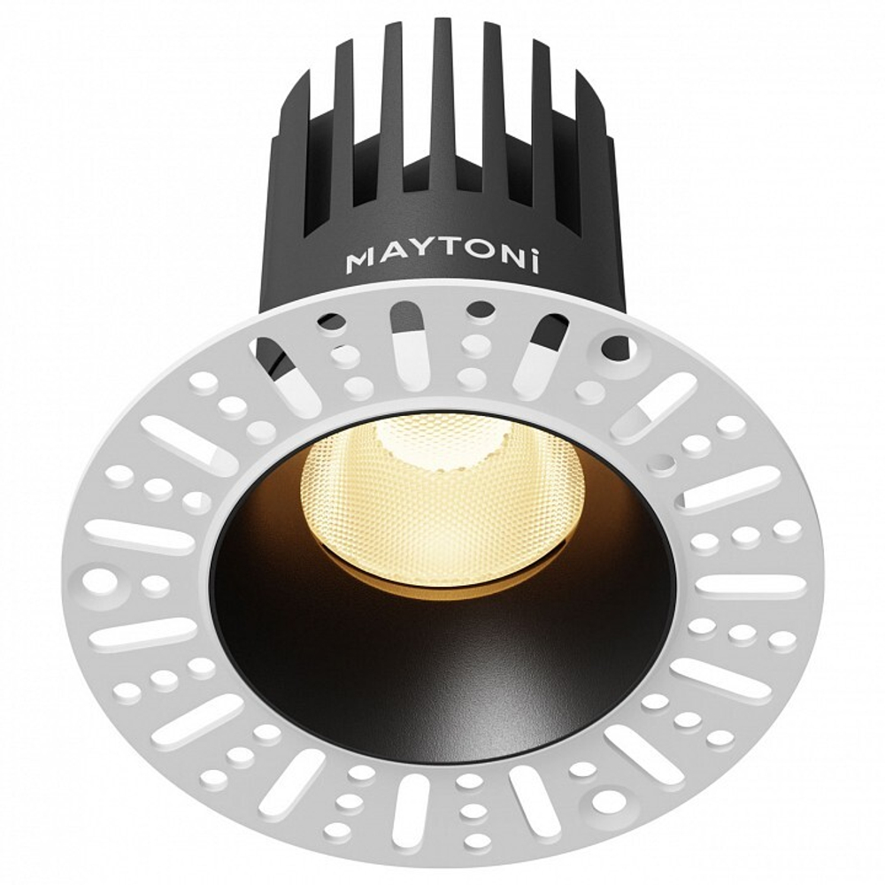 Встраиваемый светильник Maytoni Dip DL121-15W-2.7K-TRS-B