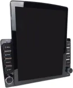 Магнитола в 10" рамку с вертикальным монитором в стиле "Тесла" - Canbox H-Line Android 10, Быстрая, CarPlay, 4G SIM-слот