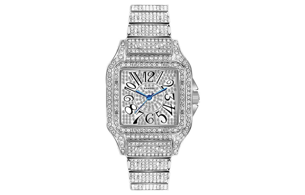 KANGOL Quartz Movement Metal Strap Watch Women"s Watch Silver Dial KANGOL K656