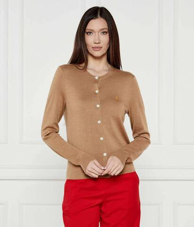 Шерстяной кардиган LUNAR POLO RALPH LAUREN - бежевый(211961279)