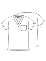 Топ медицинский мужской Dickies Prints DK725, подковы, 4XL