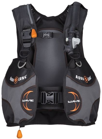 Жилет-компенсатор Aqua Lung Wave Black⁄Charcoal⁄Orange
