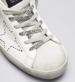 Кеды GOLDEN GOOSE Men's SuperStar Dotted Outline Print Low-Top Sneakers