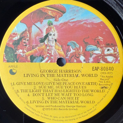 Виниловая пластинка George Harrison ‎– Living In The Material World LP
