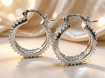Ювелирные серьги из серебра 925 пробы