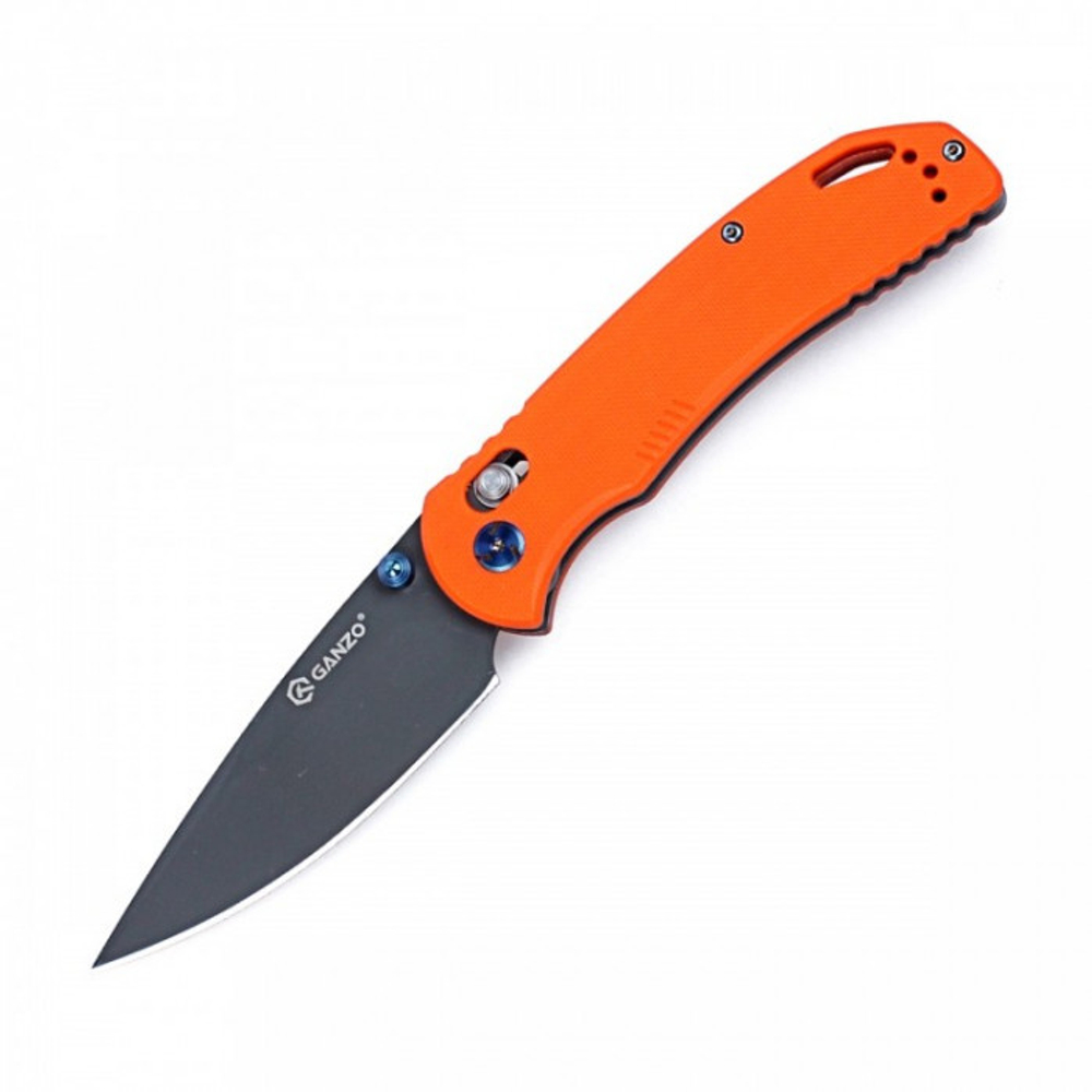 Складной нож Ganzo G7533 (черный, зеленый, оранжевый)