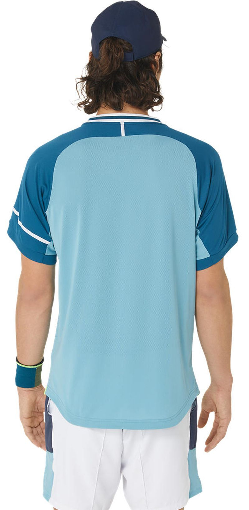 Мужская футболка Asics Match Short Sleeve Top - aquamarine
