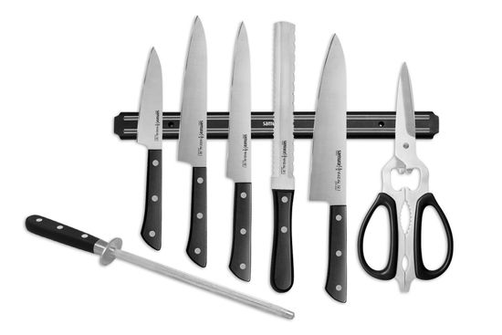 Набор ножей Super Set 8 в 1 Samura HARAKIRI SHR-0280B