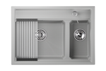 Кухонная мойка GRANULA Kitchen Space (7302, АРКТИК)