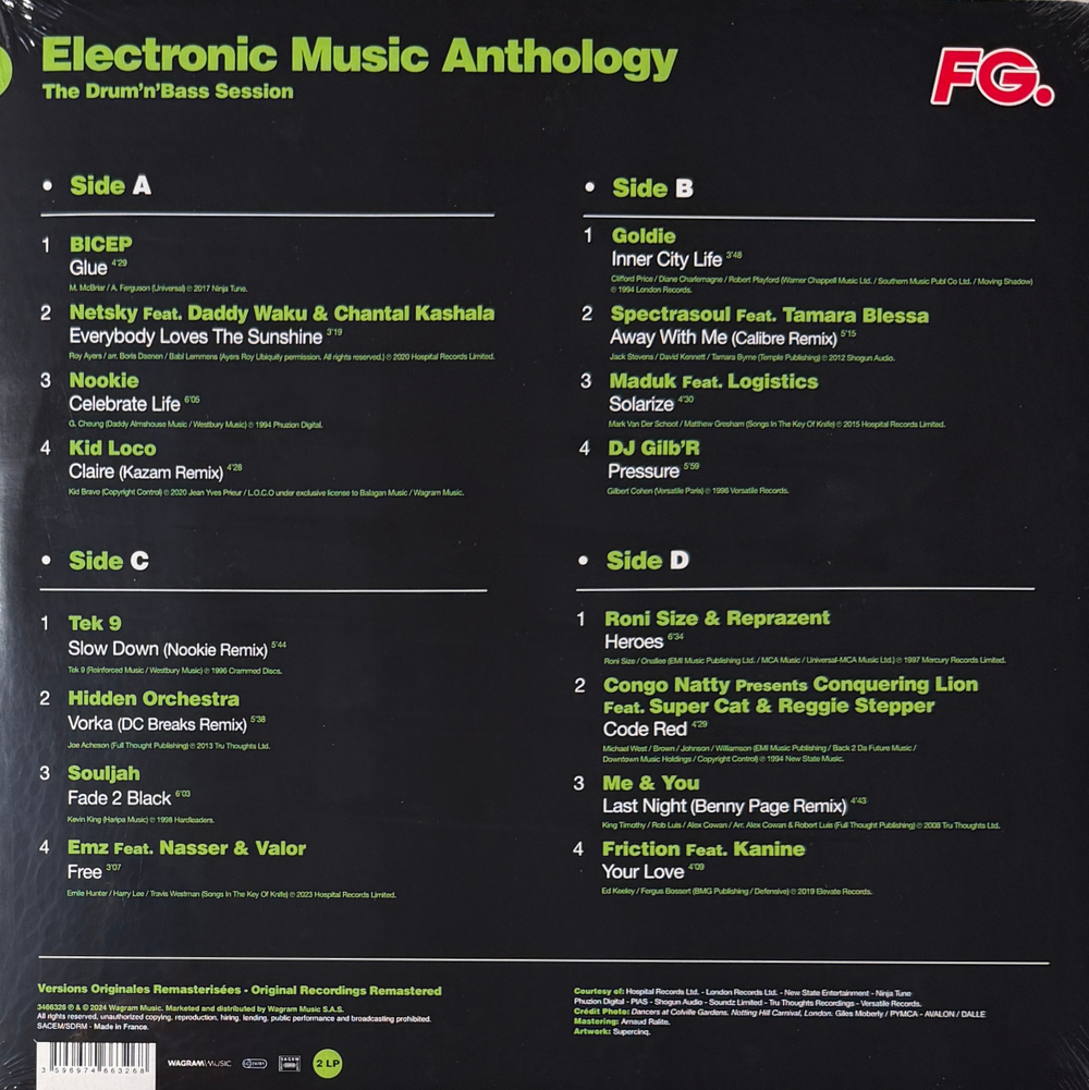 Сборник Electronic Music Anthology - The Drum'n'Bass Session 2LP (Франция 2024г.)