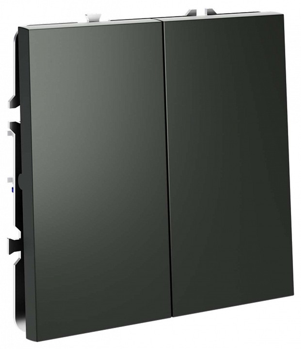 Переключатель перекрестный двухклавишный без рамки Voltum S70 VLS020506