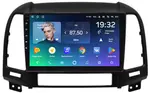 Магнитола для Hyundai Santa Fe 2 CM 2006-2012 (рамка черная) - Teyes CC2 PLUS монитор 9" QLED, Android 10, Быстрая, SIM-слот