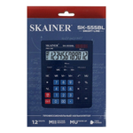 Калькулятор настольный SKAINER 12 Bit, LCD, 15.5*20.5*3.5 см, синий