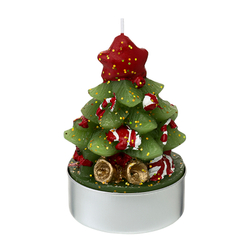 Набор декоративных свечей 6шт Tkano Green Miracle New Year Essential