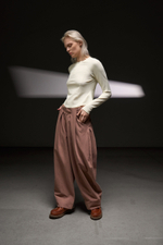 Брюки Blue Monte Pleated Casual Pants "Tulin Orange Brown" Women’s