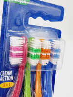 Signal набор зубных щеток Clean Action, мягкая, 4 щетки в упаковке (Турция)