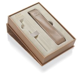 Parker Sonnet K540 Pearl PGT шариковая ручка + чехол (1935163)
