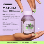 Lemme, Energy B12 и CoQ10, жевательные мармеладки, матча, 60 жевательных таблеток